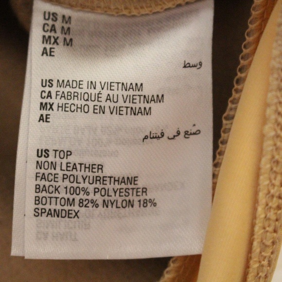 INC CULPOS, Faux Leather Exaggerated sleeve Bodysuit - Picture 8 of 13